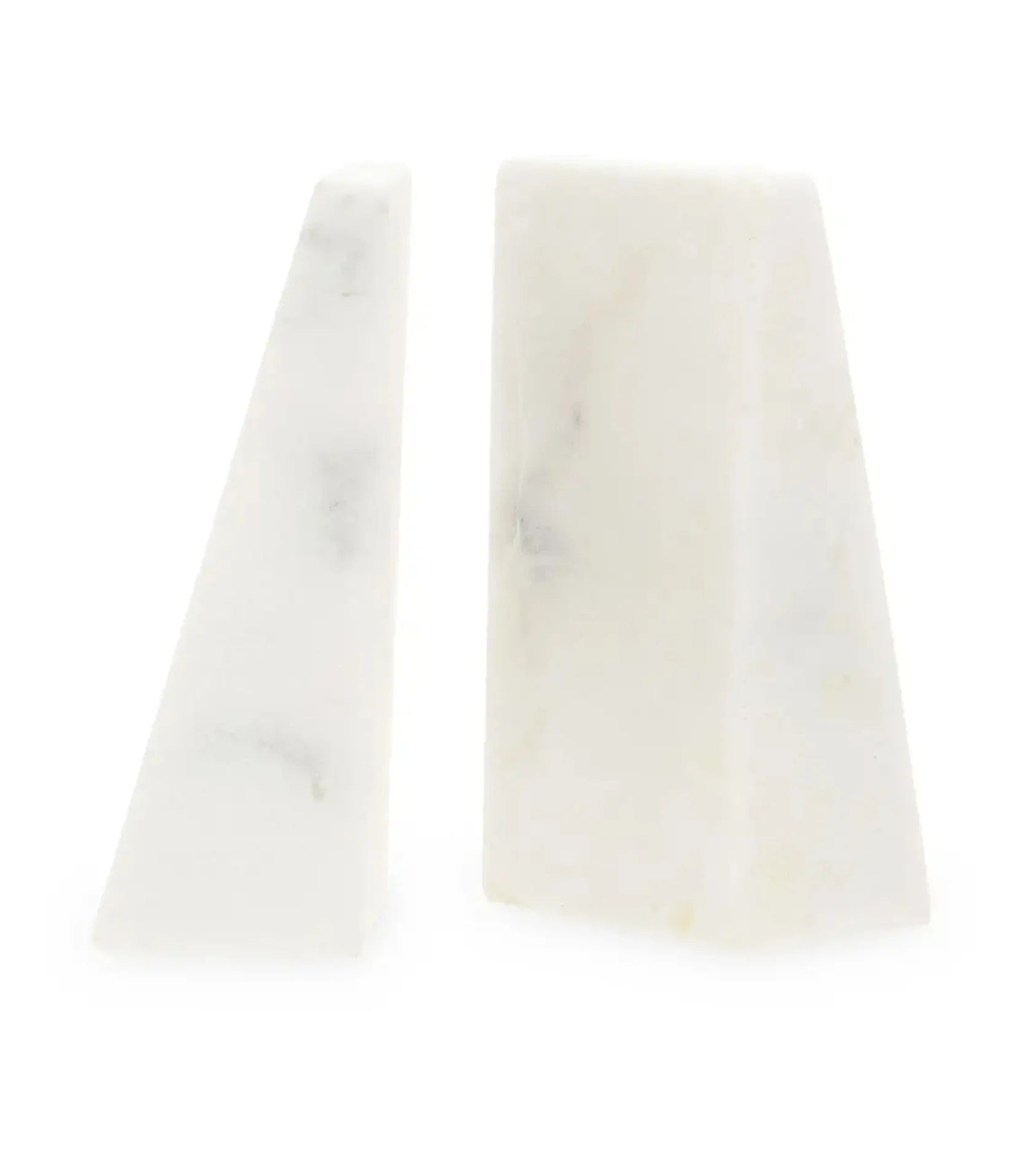 Marris Set Of 2 White Marble Bookends - Image 6