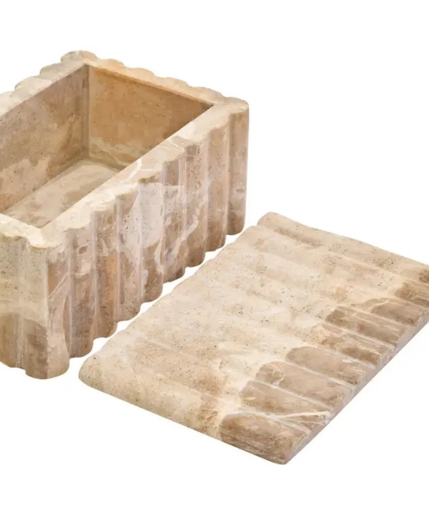 Orla Rectangular Chocolate Marble Box - Image 9