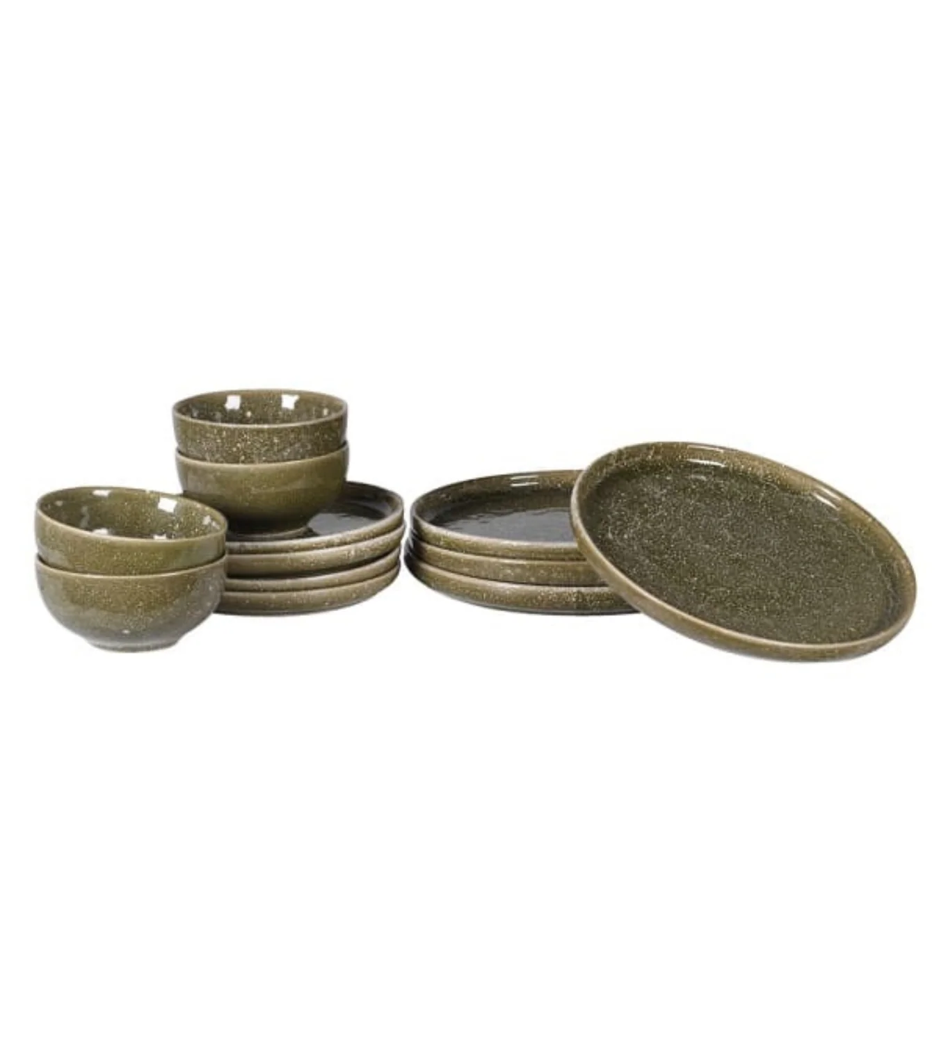 Set of 12 Pujol Ceramic Dinner Set - Image 6