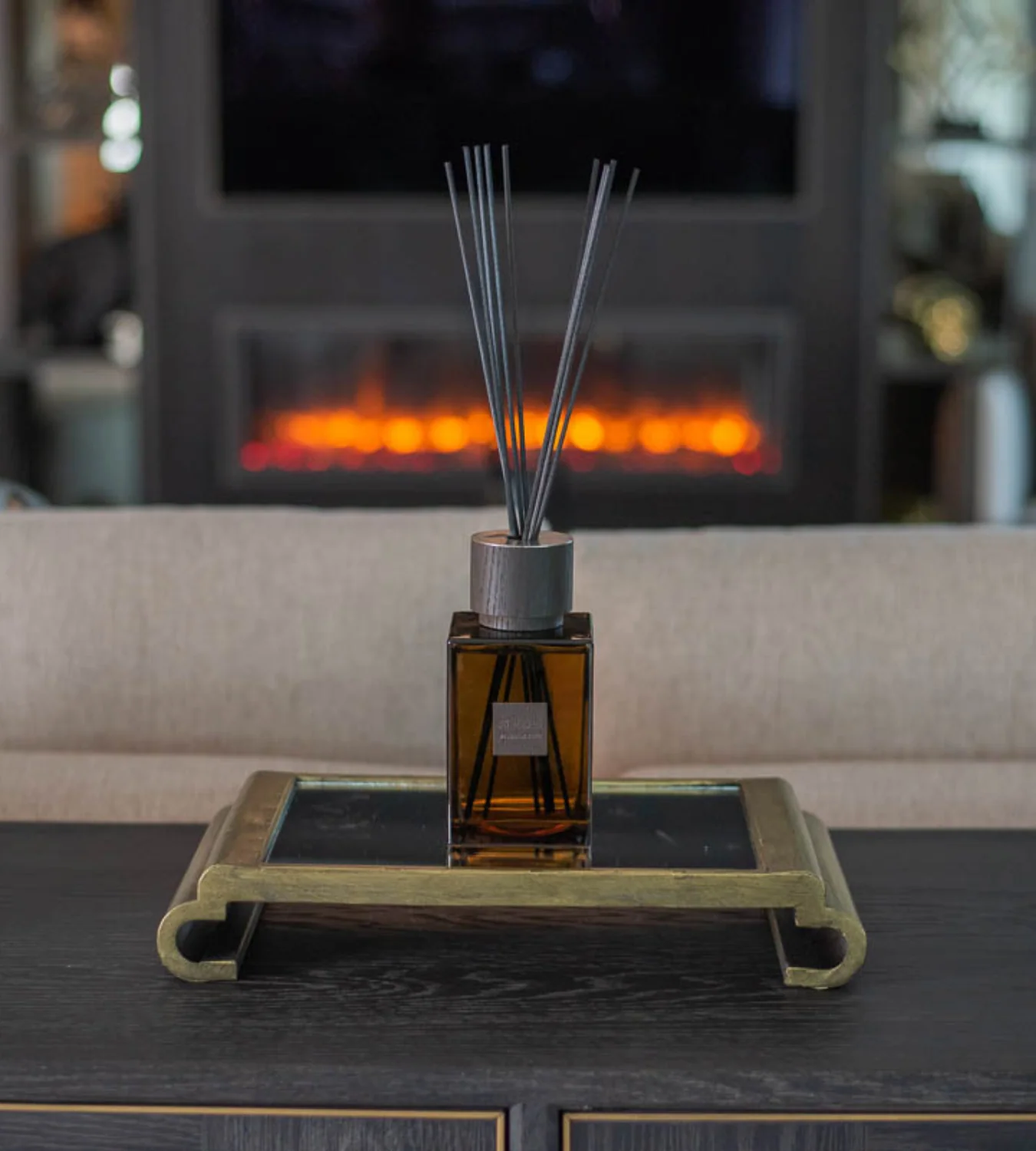 Large Amber Sences Alang Alang Reed Diffuser - Image 3